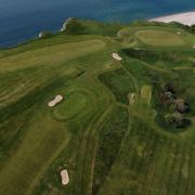 The Axe Cliff Golf Club course as seen from the air. Picture: ANDREW TAYLOR