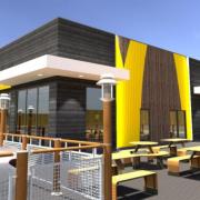 How the McDonald's restaurant in Exeter could look after it was given the go-ahead.