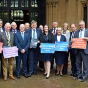 The delegation led by Alison Hernandez to campaign for more funding