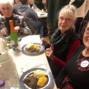 Honiton Carers at Burns Night in Gittisham Village Hall