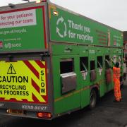 Recycling lorry