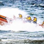 Lyme Regis lifeboat, Spirit of Loch Fyne at sea