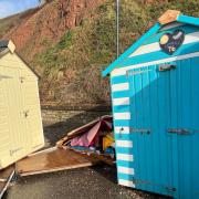 Lyme Regis and Beer Coastguard assisted in the clean up.