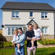 Karol and  Paulina with their children at Mill Brook Green