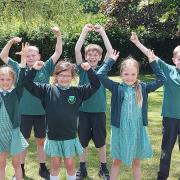 Pupils at the Stockland CE Primary Academy