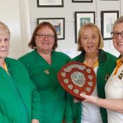 Feniton Bowling Club ladies win the Pomeroy Trophy