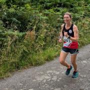 Ceri Oak was the 3rd lady to finish the Dalwood 10k race.