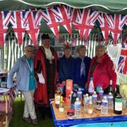 (left to right) Stella Ford, Mayor Tony McCollum, Ruth Robinson, Pam Staunton and Jilly Burston at the Charter Day