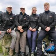 Sophie on her three peaks challenge.