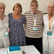 (From left to right) Committee members Stella Ford, Barbara East, Lisa Lloyd and Winnie Cameron, chair