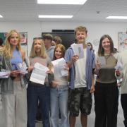 Colyton Grammar School A-Level Results Day.