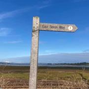 People can walk the entire 40-mile length of the East Devon Way over five days