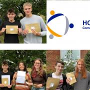 Honiton Community College GCSE results day 2024.