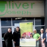 Oliver Joseph fitness present Children's Hospice SW.