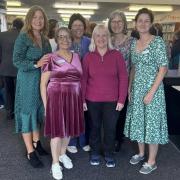 The library team at the 50th anniversary party