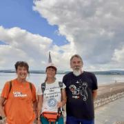 Blue Wilson is walking the entiere length of the UK coastline.