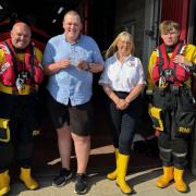 Josh Denning, and RNLI crew.