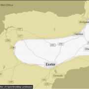 Large parts of Somerset and Devon will be affected by strong winds this weekend.