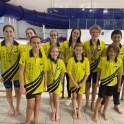 The Honiton Swimming Club at the Exeter City Sprints Gala