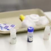 A general view of a HIV test kit.