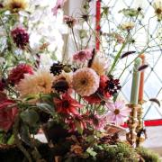 Devon Flower Festival: 'The Colours of Cotleigh' turns St Michael's Church into a secret garden.