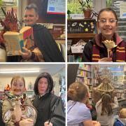 Axminster Swish and Flick store hosted Harry Potter themed scavenger hunt on Saturday November 2