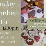 Seaton Wetlands is set to host various pottery workshops for the festive season