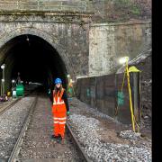 Works are steaming ahead on the Axminster and Exeter line.