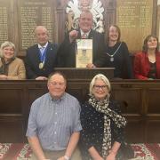 Joshua Denning was awarded the Honorary Freedom of the Town of Lyme Regis by the town council