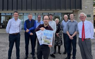 Railway Modeller editorial team, along with MD, Ben Arnold and Chairman, Michael Pritchard