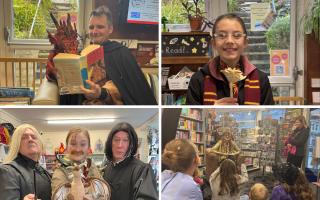 Axminster Swish and Flick store hosted Harry Potter themed scavenger hunt on Saturday November 2