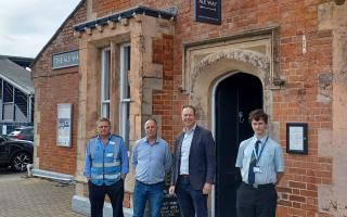 Richard Foord, MP for Honiton and Sidmouth, visits the Ale Way